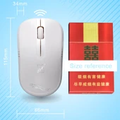 ZGB 101B Beyaz Kablosuz Optik Mouse 2.4GHz 1600 DPI Sessiz Mini Laptop PC İçin - 6