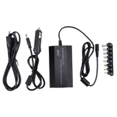 100W Evrensel Dizüstü Bilgisayar Şarj Cihazı US Prizli Araç Şarj Cihazı ve AC Adaptörlü Samsung Sony Asus Acer IBM HP DELL Uyumlu - 8