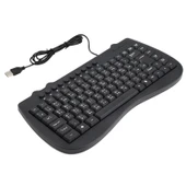 KB-301B Multimedya Mini Kablolu Notebook Klavye Cangjie Versiyonu Siyah - 3