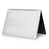 ENKAY Hat Prince 2si1 MacBook Pro 15.4 inç A1707 2016 Beyaz Mat Sert Kılıf ve İnce TPU Klavye Koruyucu - 5