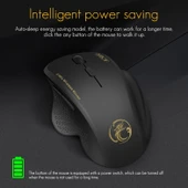 iMICE G6 Kablosuz Ofis ve Oyun Mouse Gri 6 Tuş 24G - 7
