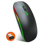 HXSJ M40 4 Tuşlu 2.4G Renkli Kablosuz Sessiz Mouse Siyah - 2