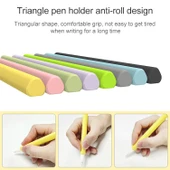 Apple Pencil 2 Üçgen Silikon Kalem Kılıfı Sarı - 4