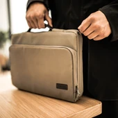 POFOKO E550 15 6 inç Su Geçirmez Polyester Siyah Taşınabilir Laptop Çantası - 9
