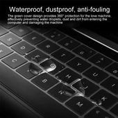 MacBook Pro ve Air 13 15 TPU Klavye Koruyucu Film Beyaz - 4