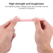 Apple Pencil 1 Uyumlu Mor Silikon Koruyucu Kılıf 4 in 1 Karikatür Hayvan Desenli - 3