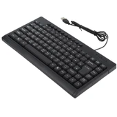 KB-301A Multimedya Mini Kablolu Notebook Klavye Cangjie Versiyonu Siyah - 2