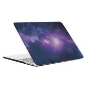 2016 Macbook Pro 133 Inç A1706 A1708 Mavi Yıldızlı Gökyüzü Desenli Laptop Koruyucu Kılıf - 5
