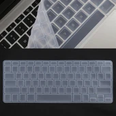 MacBook Pro ve Air 13 15 TPU Klavye Koruyucu Film Beyaz - 1