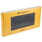 KB-301A Multimedya Mini Kablolu Notebook Klavye Cangjie Versiyonu Siyah - 5