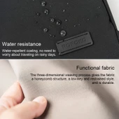 POFOKO E550 15 6 inç Su Geçirmez Polyester Siyah Taşınabilir Laptop Çantası - 4