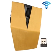 2.4GHz USB Alıcılı Ayarlanabilir 1200 DPI Kablosuz Optik Mouse Sarı - 1