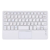 Bluetooth Kablosuz Klavye Dokunmatik Panel Beyaz 9 Inç Android Windows Tablet Uyumlu - 1