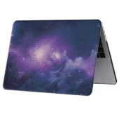 2016 Macbook Pro 133 Inç A1706 A1708 Mavi Yıldızlı Gökyüzü Desenli Laptop Koruyucu Kılıf - 3