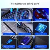 YINDIAO G5 Kablolu Siyah RGB Işıklı Sessiz 6 Tuşlu 3200 DPI Ayarlanabilir Oyun Mouse - 8
