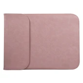13.3 Inç PU Deri ve Naylon Laptop Çantası Kılıfı Pembe - 2