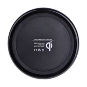 DC5V Girişli Elmas Desenli Qi Standard Hızlı Şarj Kablosuz Şarj Cihazı Siyah 1 Metre Kablo - 4