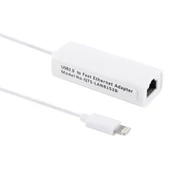 QTS LAN8152B 1 Metre 8 Pin to RJ45 Ethernet LAN Ağ Adaptör Kablosu Beyaz - 2