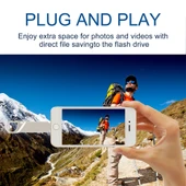 RQW-10F 2'si 1 Arada USB 2.0 ve 8 Pin 16GB Anahtarlık Flash Bellek - 7