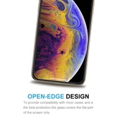 iPhone XS ve X Uyumlu Tam Ekran HD Temperli Cam Ekran Koruyucu 9H Sertlikte Çizilmez - 6