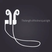 Apple AirPods 1 2 Uyumlu Mavi Silikon Kablo Kaybetmeyi Önleyici Kulaklık Askısı 60cm - 8