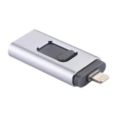 easyflash RQW 01B 3 in 1 USB 2.0 8 Pin ve Micro USB 64GB Flash Bellek Gri - 2