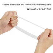 Apple Pencil Yumuşak Silikon Koruyucu Kapak Beyaz - 4