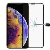 iPhone XS ve X Uyumlu Tam Ekran HD Temperli Cam Ekran Koruyucu 9H Sertlikte Çizilmez - 1