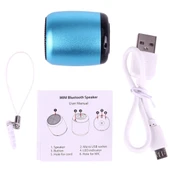 A1 Mini Bluetooth Hoparlor Mavi Eller Serbest Arama ve Fotoğraf Kumandası Destekli - 7