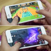 A9 Mobil Klipsli Oyun Joysticki Gümüş Renk Yüzüklü Tutucu - 7