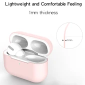 AirPods Pro Silikon Kablosuz Kulaklık Koruyucu Kılıf Beyaz - 3