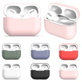 AirPods Pro Silikon Kablosuz Kulaklık Koruyucu Kılıf Beyaz - 6