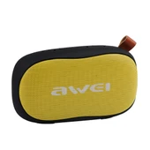 Awei Y900 Mini Taşınabilir Kablosuz Bluetooth Hoparlör Sarı Gürültü Engelleme Mikrofonlu TF Kart ve AUX Destekli - 2