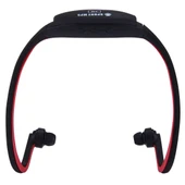 507 Life Su Geçirmez Ter Geçirmez Stereo Kablosuz Spor Kulaklık Mikro SD Kart Yuvalı Kırmızı - 1