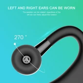V9 İş Bluetooth Kulaklık Kablosuz Mikrofonlu Siyah - 12
