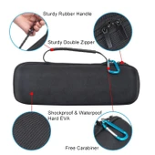 JBL Charge 4 C4-2 Taşınabilir Şok Koruyucu Bluetooth Hoparlör EVA Koruyucu Kılıf - 6
