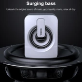 A1 USB Mini Yüksek Sesli Kablolu Hoparlör Bluetooth Özellikli Siyah - 4