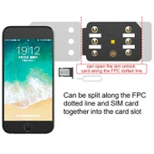 R SIM 14 V18 Ultra Evrensel ICCID SIM Kilit Açma Kartı iPhone X XS XR XS Max 8 8 Plus 7 7 Plus için - 6