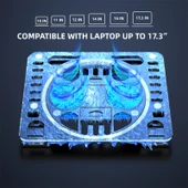 Gaming RGB Dizüstü Bilgisayar Soğutucu Masa Standı - 3
