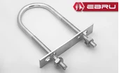 U Civata, Karşılık Demiri + Somunlu - M6x30 - 2 Set - 1