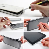 Profesyonel Cep Telefonu Tablet PC Metal Sökme Çubuğu Tamir Aracı 175 cm Gri - 6
