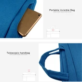 Universal Siyah Çok Cepli Oxford Kumaş Yumuşak Taşınabilir Laptop Tablet Çantası 14 İnç ve Altı - 7