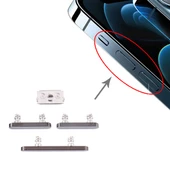 iPhone 12 Pro Max Güç ve Ses Kontrol Butonu Grafit Renk - 1