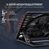 Gaming RGB Dizüstü Bilgisayar Soğutucu Masa Standı - 5