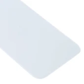 iPhone 13 Pro Max Beyaz Büyük Kamera Delikli Cam Arka Pil Kapağı - 5