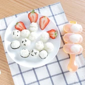 Çocuklar için Kaşık Şekilli Gıda Sınıfı Sushi Pirinç Topu Kalıbı - 7