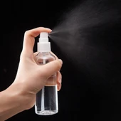 100ML PET Şeffaf Sprey Şişesi Dezenfektan Kabı - 9