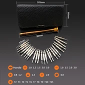 25 in 1 Çok Fonksiyonlu Tornavida Seti iPhone Galaxy Huawei Xiaomi ve Diğer Akıllı Telefonlar İçin - 7