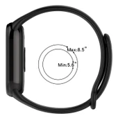Xiaomi Smart Band 9 9 NFC 8 8 NFC Uyumlu Metal Tokalı Gökyüzü Mavisi Silikon Saat Kayışı - 3