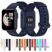 Xiaomi Mi Watch Lite ve Redmi Watch xDfind Beyaz Silikon Saat Kayışı - 12